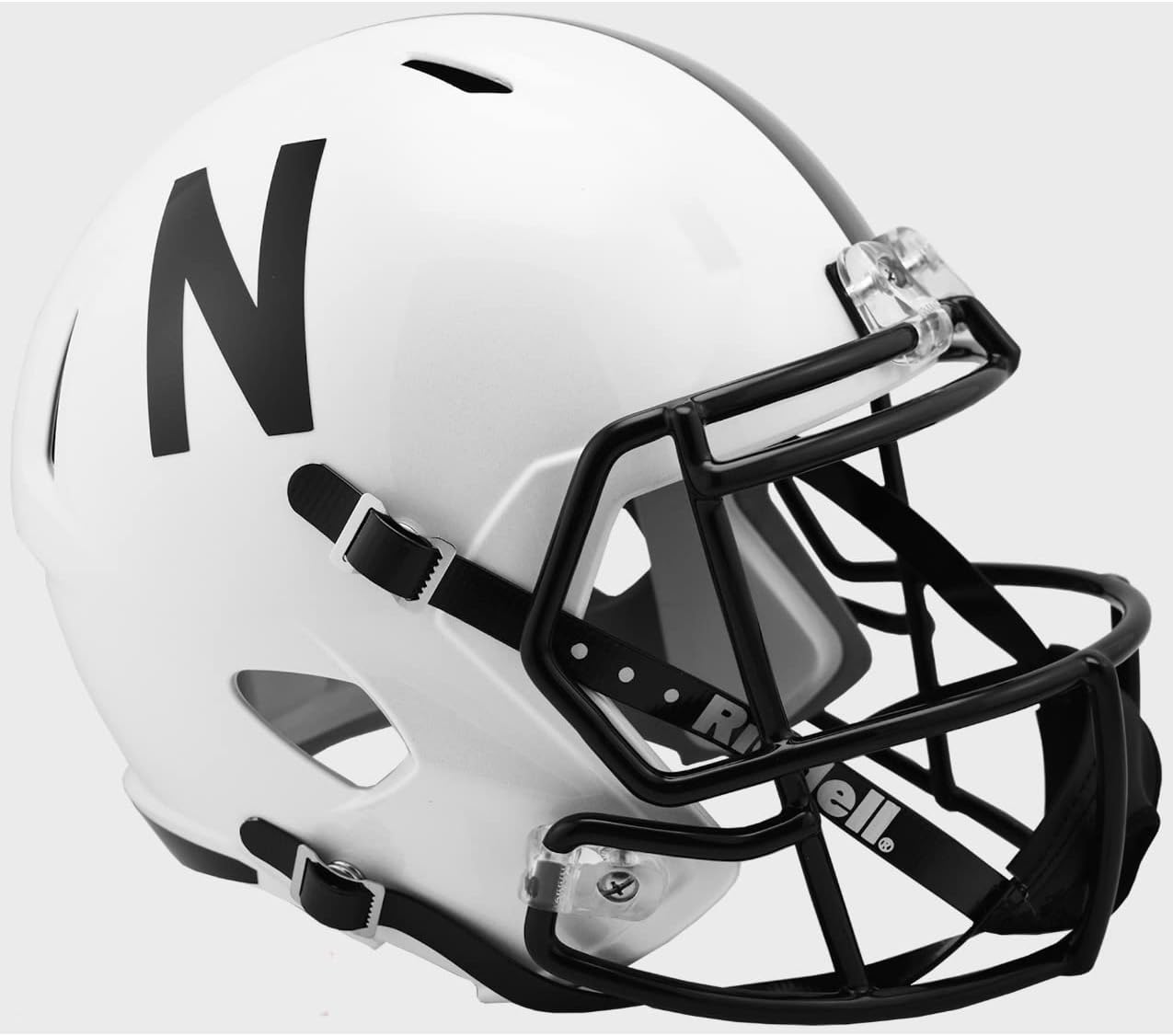 Nebraska Cornhuskers Black & White Speed Full Size Replica Football Helmet