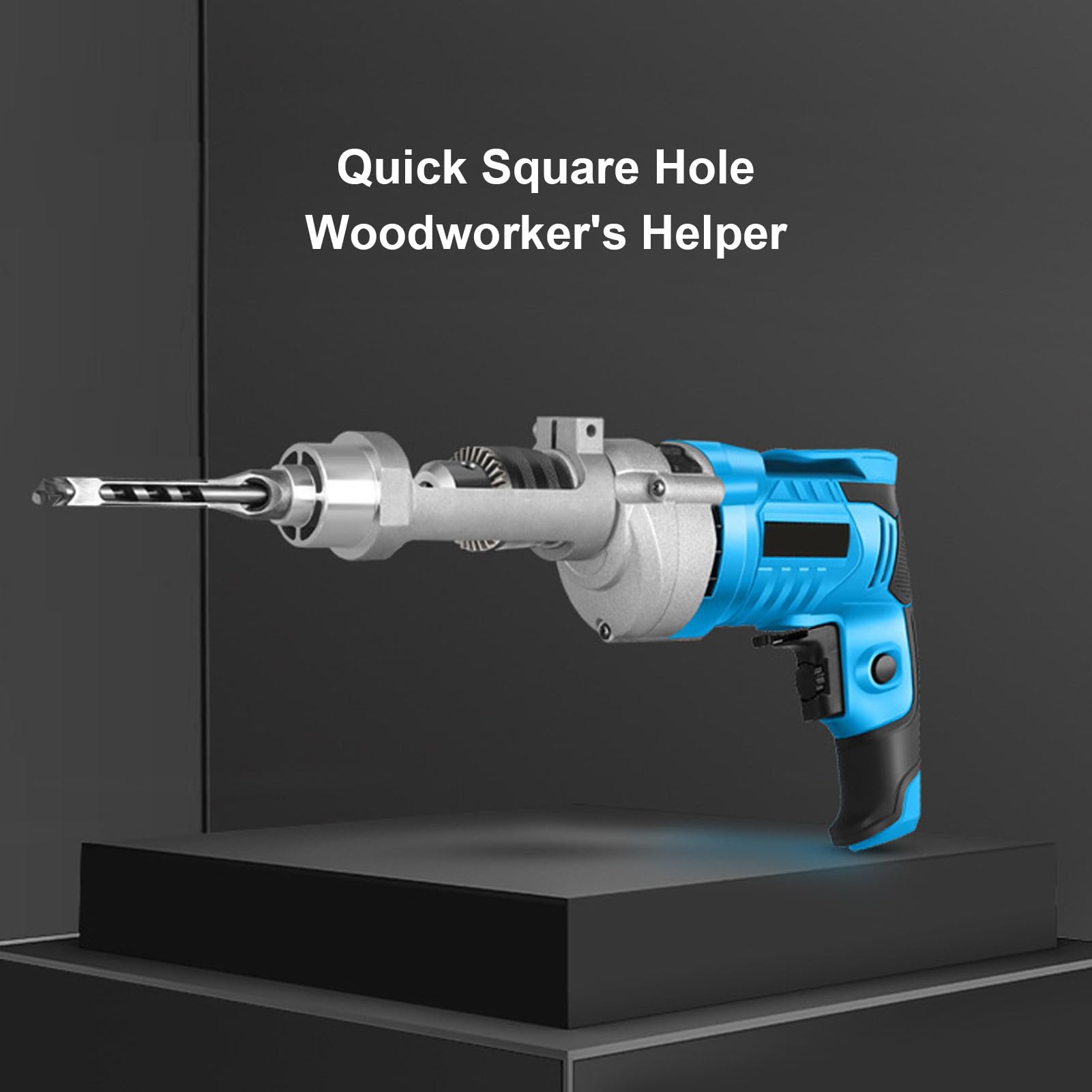 Adattatore Per Fori Quadrati - Per Trapani Con Mandrino 38-43 Mm, Lega Alluminio, Diametro 19 Mm - Foto 4