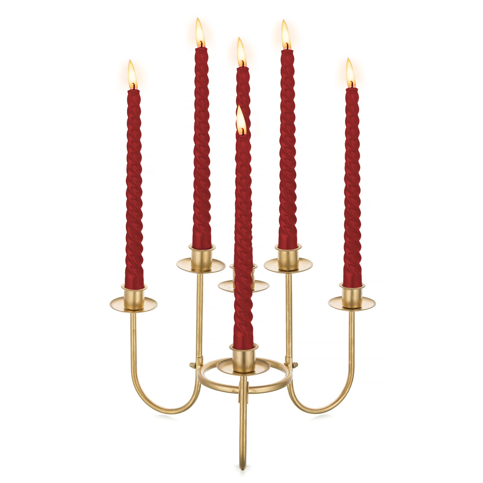 Candelabro A 3 Bracci Per Ceri - Centrotavola Elegante Per Matrimoni, Halloween E Feste - Foto 2