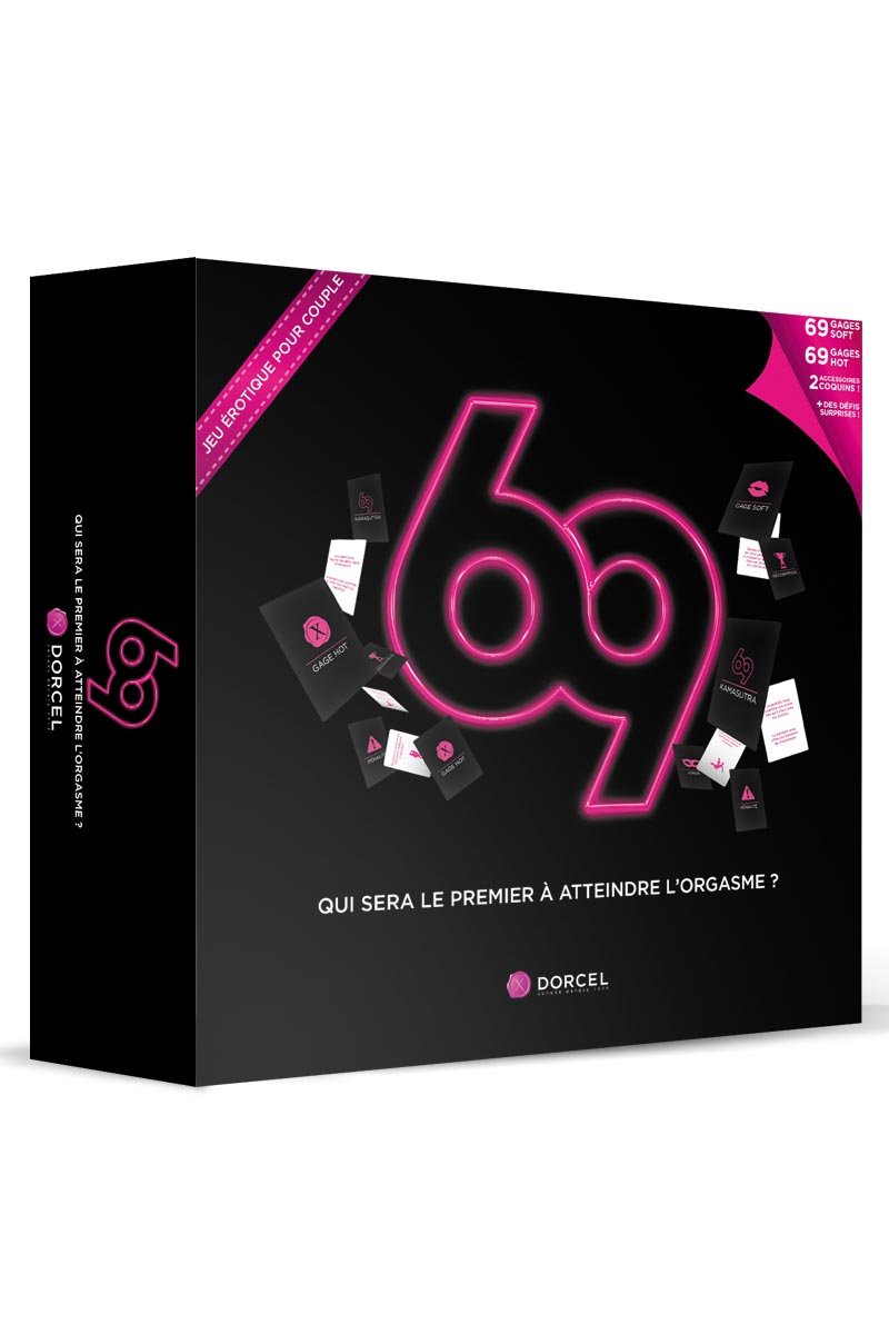 Jeu Érotique 69 - Dorcel - Jeu couple - idée cadeau saint valentin - Jeux de société pour couple - idée cadeau pour noel