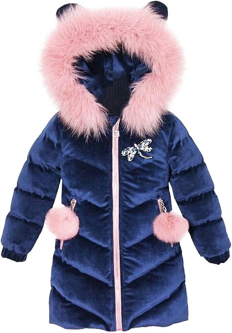 Combinaison De Neige Bébé Hiver Chaud À Capuche Fourrure - Manteau Ski Imperméable Une Pièce Fille Garçon Avec Ceinture, Parfait Pour Jouer Dans La Neige !