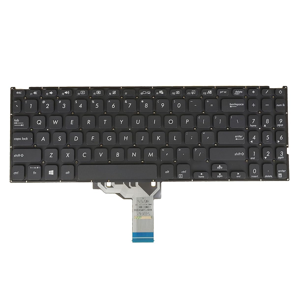 FORIDA Laptop Keyboard Compatible for Asus X515 X515D X515DA X515E X515EA X515EANS X515EP X515J X515JF X545FJ X515JP X515JA X515UA X515M X515MA X515FA X515KA Series-image-25