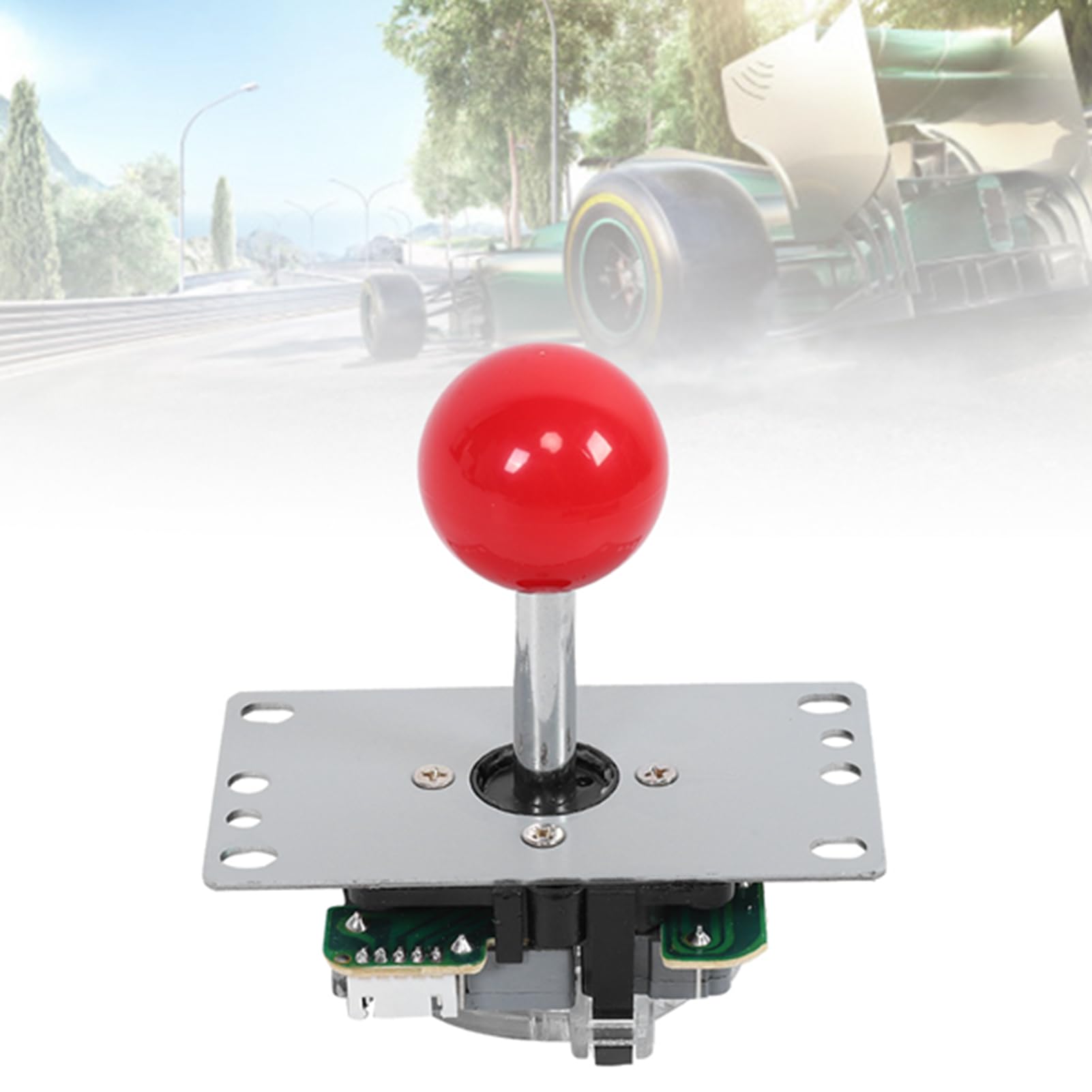 Keenso Set Joystick per Giochi Fai-da-te Pannello di Controllo USB di Alta qualità per /PC con Luce, Installazione Semplice per Appassionati di Giochi, Materiale Plastico
