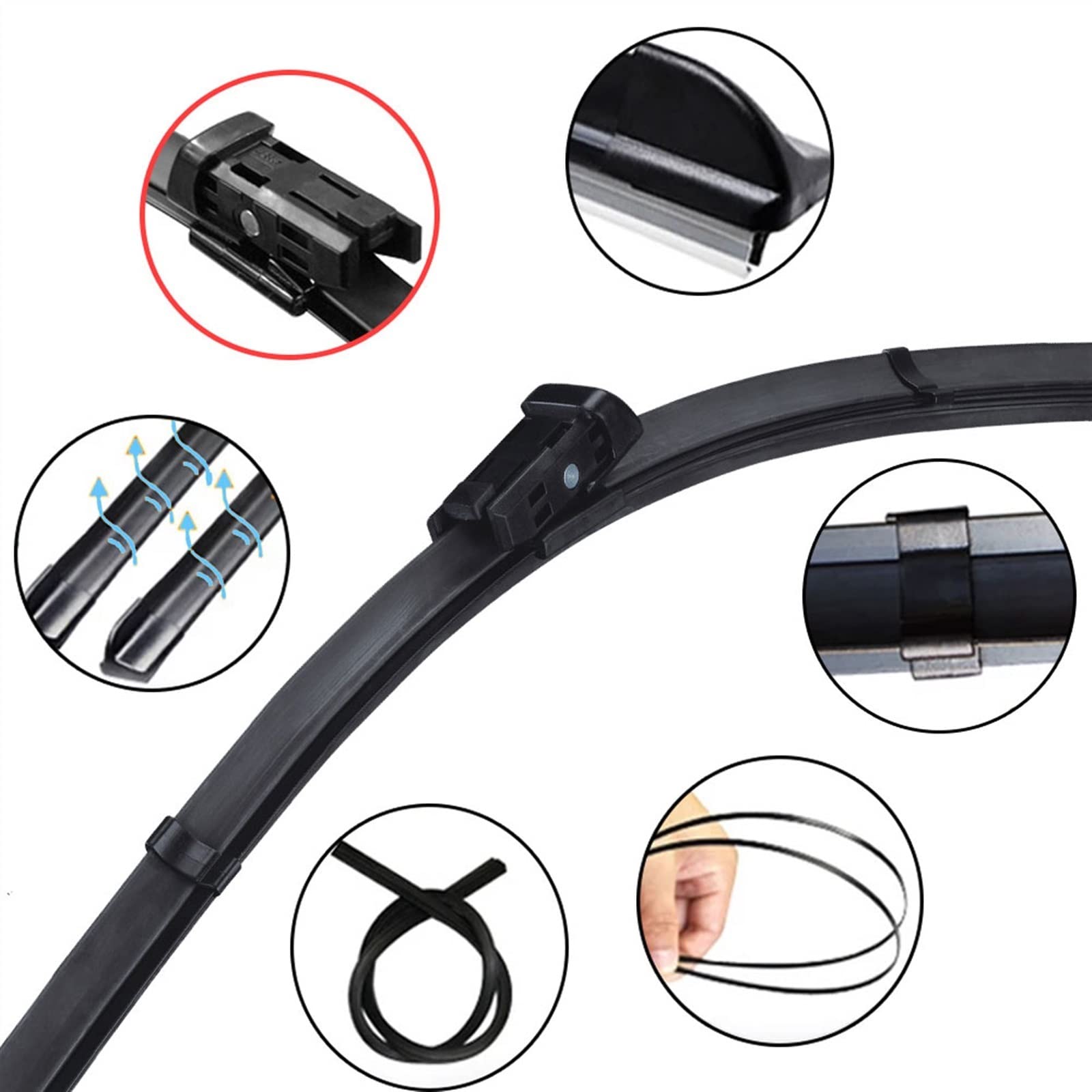 Cortador De Escobillas Limpiaparabrisas Para Parabrisas Delantero De Coche Para Audi TT MK3 2014 2015 2016 2017 2018 2019 Parabrisas