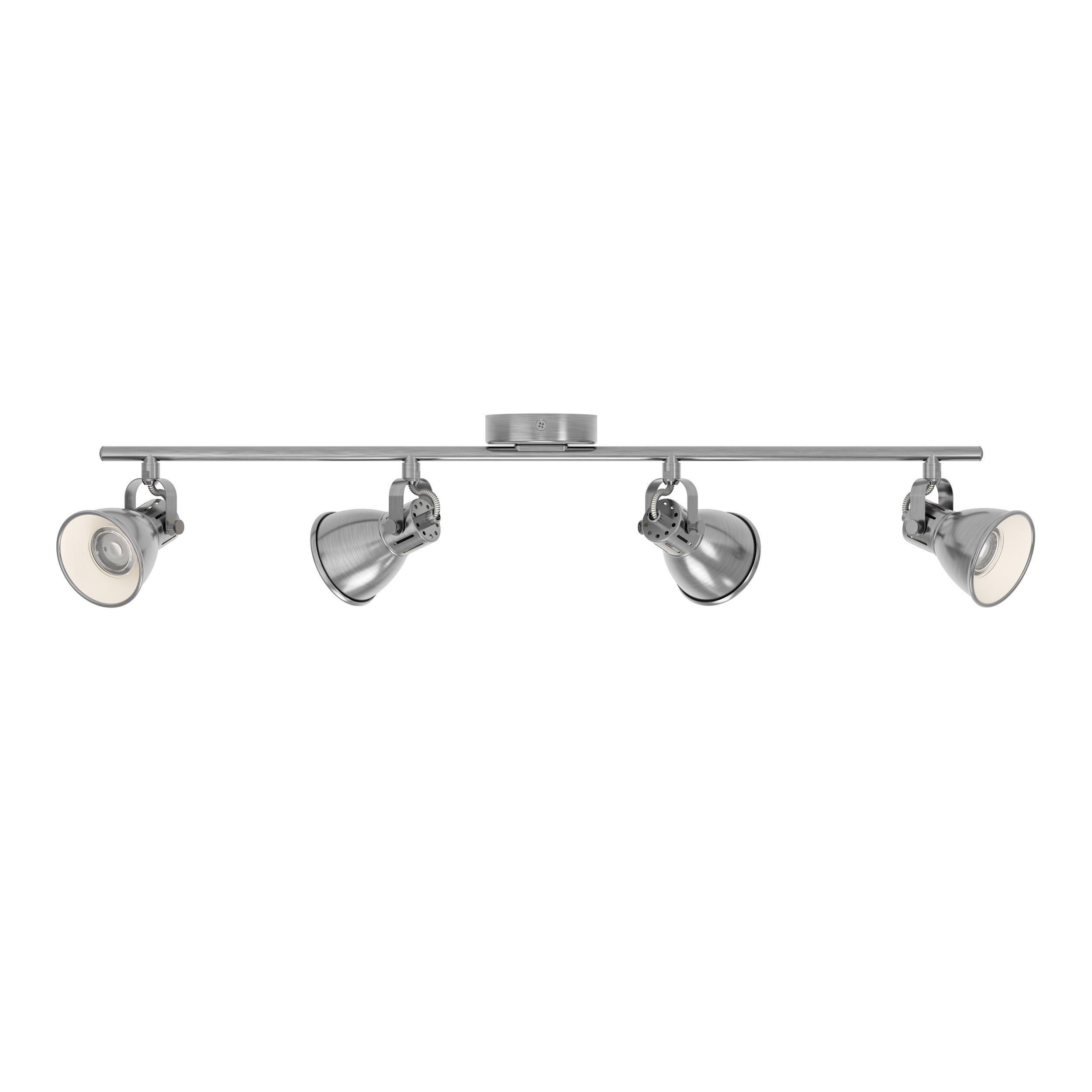 EGLO Seras LED Deckenlampe 4-flammig Deckenstrahler Metall Nickel-Antik GU10 warmweiß