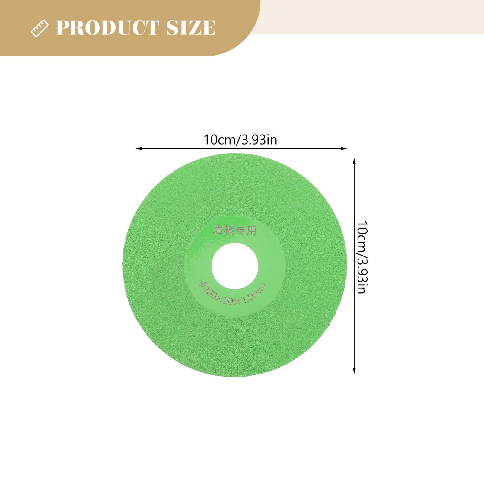 KONTONTY Ultra Thin Glass Cutting Disc Precision Cutting Blade for Professional Use for Ceramics Tiles Jade Glass Fast Cutting Speed Versatile Tool for Any Project