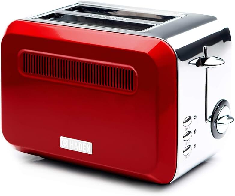 Amazon.co.uk Red Electric 2 Slice Toaster