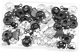 SEWACC 100 Pçs 3 Botões Encaixotados Botões Vintage Botões De Metal Botões Pretos Botões De Pressão Botões De Pressão Botões De Pressão Botões De Pressão Para Roupas Kit De Fecho De