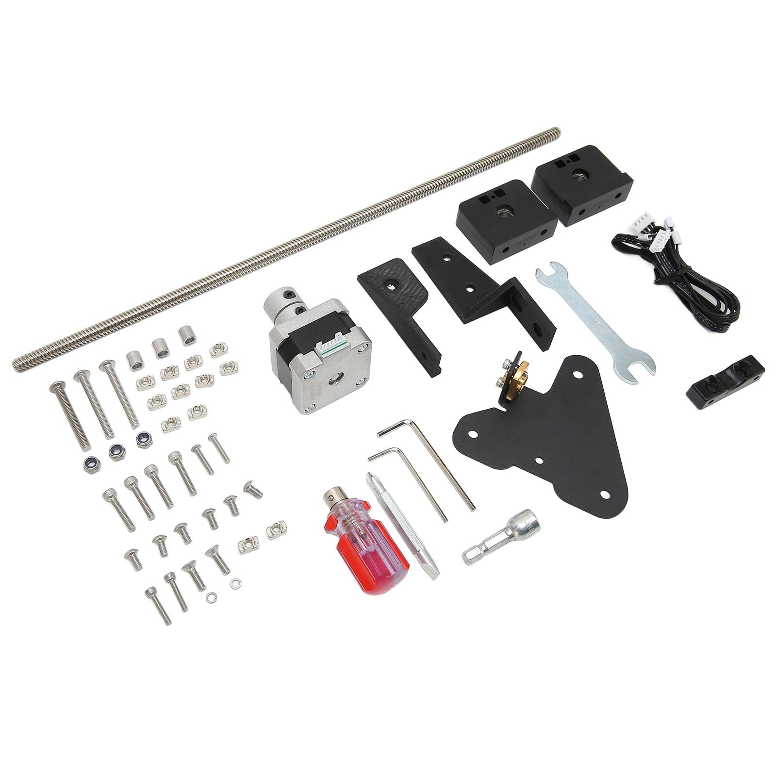 Fyearfly Dual Z-Achsen-Upgrade-Kit für 3D-Druckgeräte mit Bleispindel und 42-Schrittmotor, verbessert Stabilität und Präzision, kompatibel mit Ender 3, Pro, V2 Serie