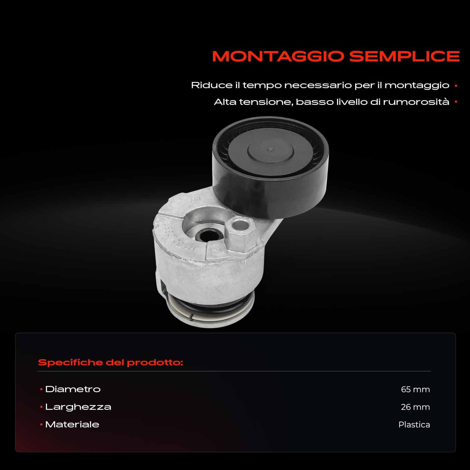 Frankberg Puleggia Guida a Rulli Compatibile con M.e.g.a.n.e III Grandtour KZ0/1 1.5L M.e.g.a.n.e III Compatto B3 BZ0/1 1.6L Duster HS 1.5L S.a.n.d.e.r.o II 1.5L Duster HS 1.6L Replace# VKM36055