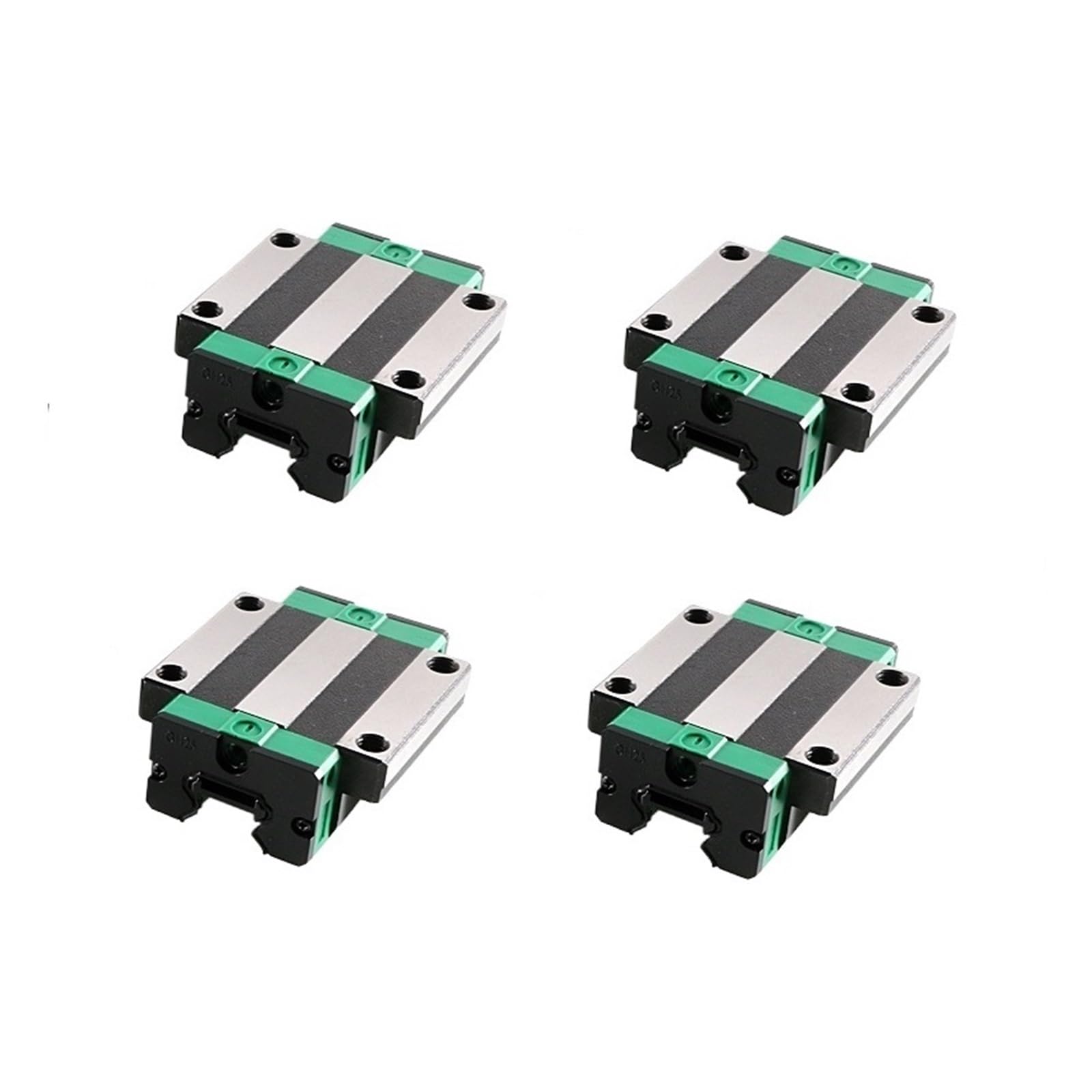HJCMOONB Professional 2PCS HGR20 HGR15 Square Linear Guide Rail+4PCS Slide Bearing Block HGH15CA HGW15CA HGH20CA HGW20CA