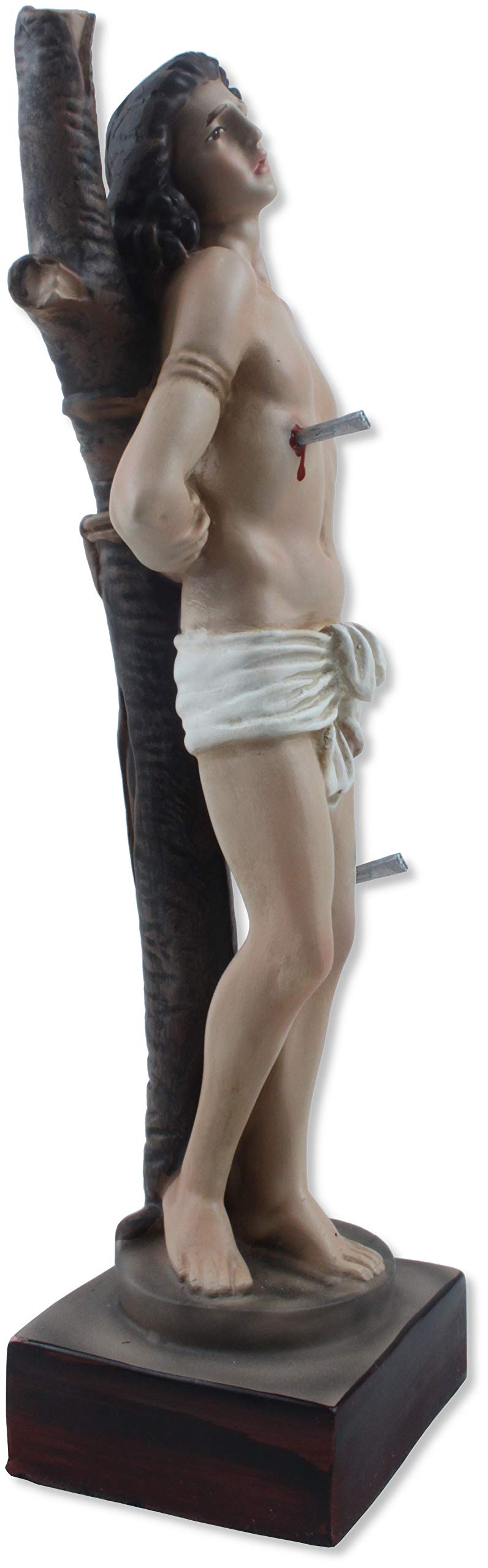 Proposte Religiose Statua di San Sebastiano. Altezza cm 30. Dipinta a Mano.
