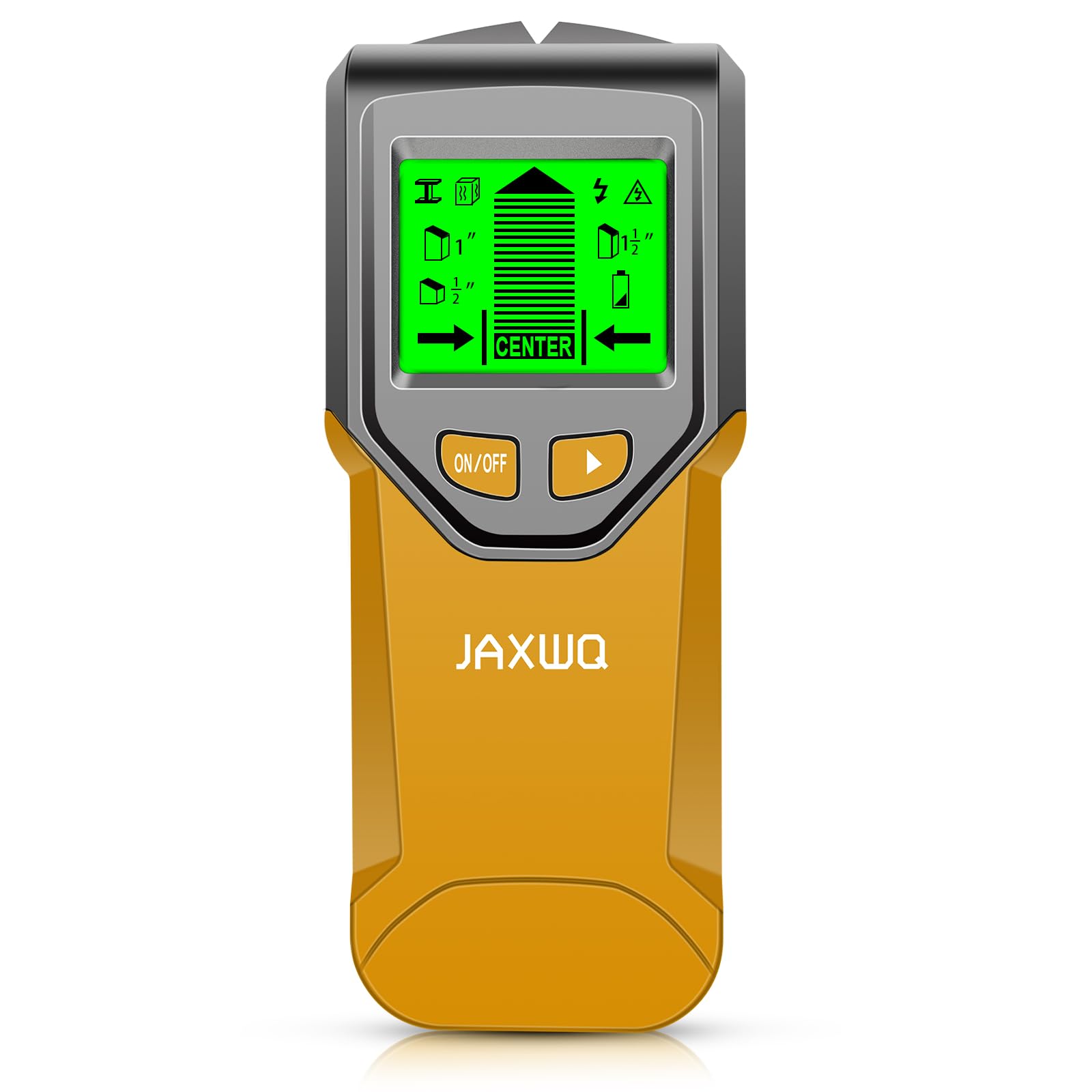 Stud Finder Wall Scanner - 5 in 1 Stud Finder Tool w/Microprocessor Chip and HD LCD Display, Stud Detector Beam Finders for the Center and Edge of Wood AC Wire Metal Studs Joist Pipe