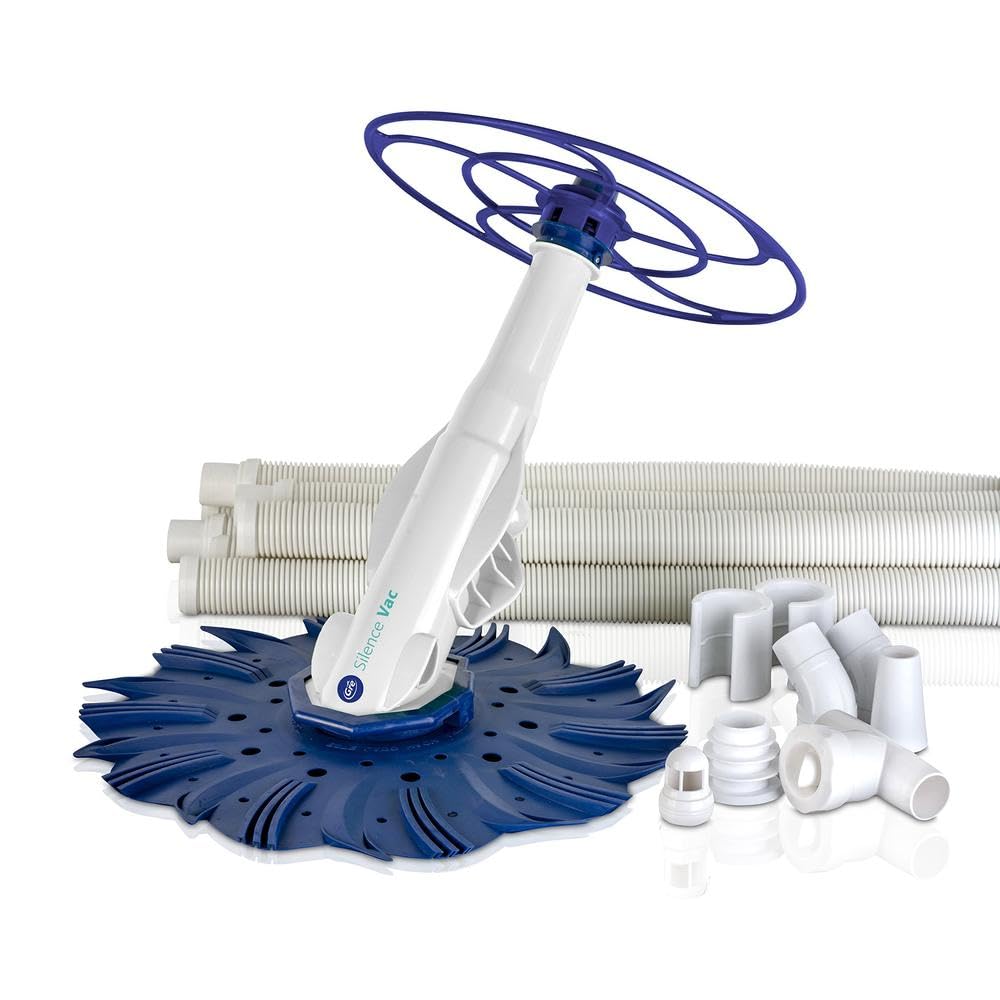 Gre 90397 – Limpiafondos aspiración automática Silence Vac para Piscinas de hasta 180 cm Altura, Necesario Sistema filtración Entre 0,5 y 1,5 CV