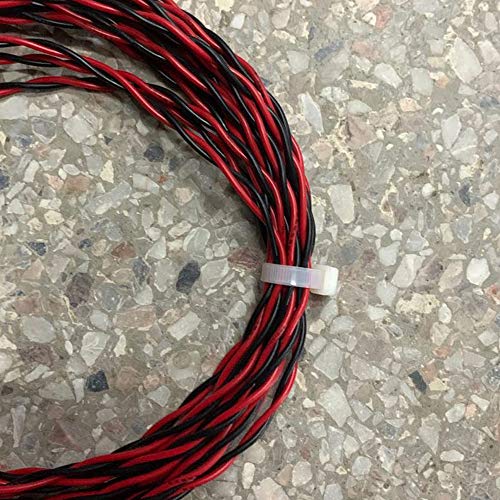 200 Pack Bulk Koowin Small 6 Inch Nylon Plastic Cable Zip Ties Wire Wraps White #TOP6