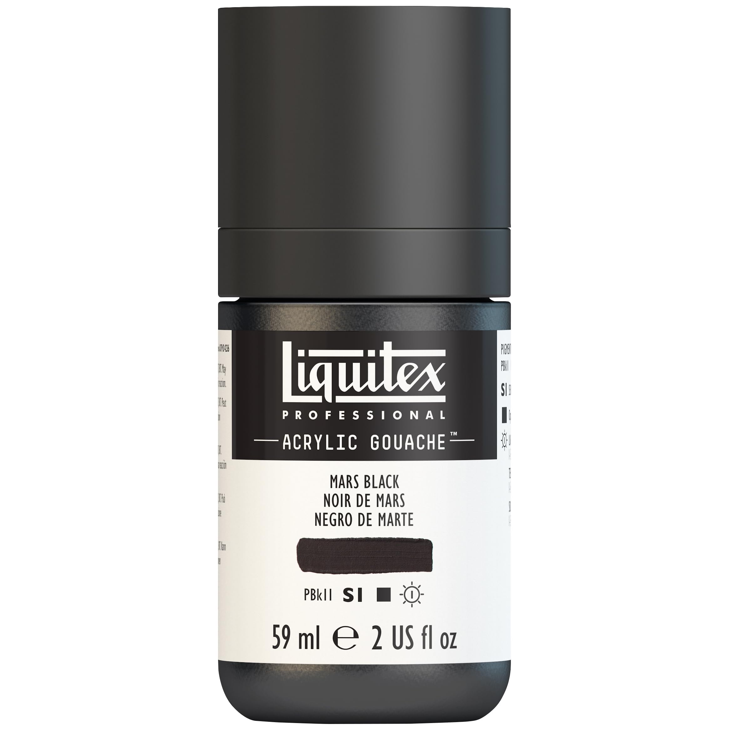 Liquitex Professional Acrylic Gouache Paint 59ml Mars Black For Illustration