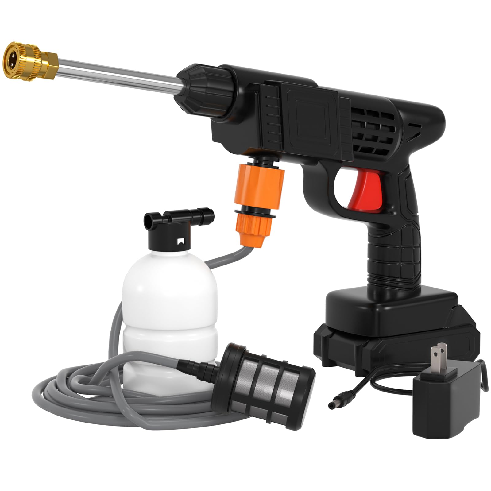 Mad Hornets Cordless Portable Electric High Pressure Water Spray Gun Car Washer Cleaner Tool