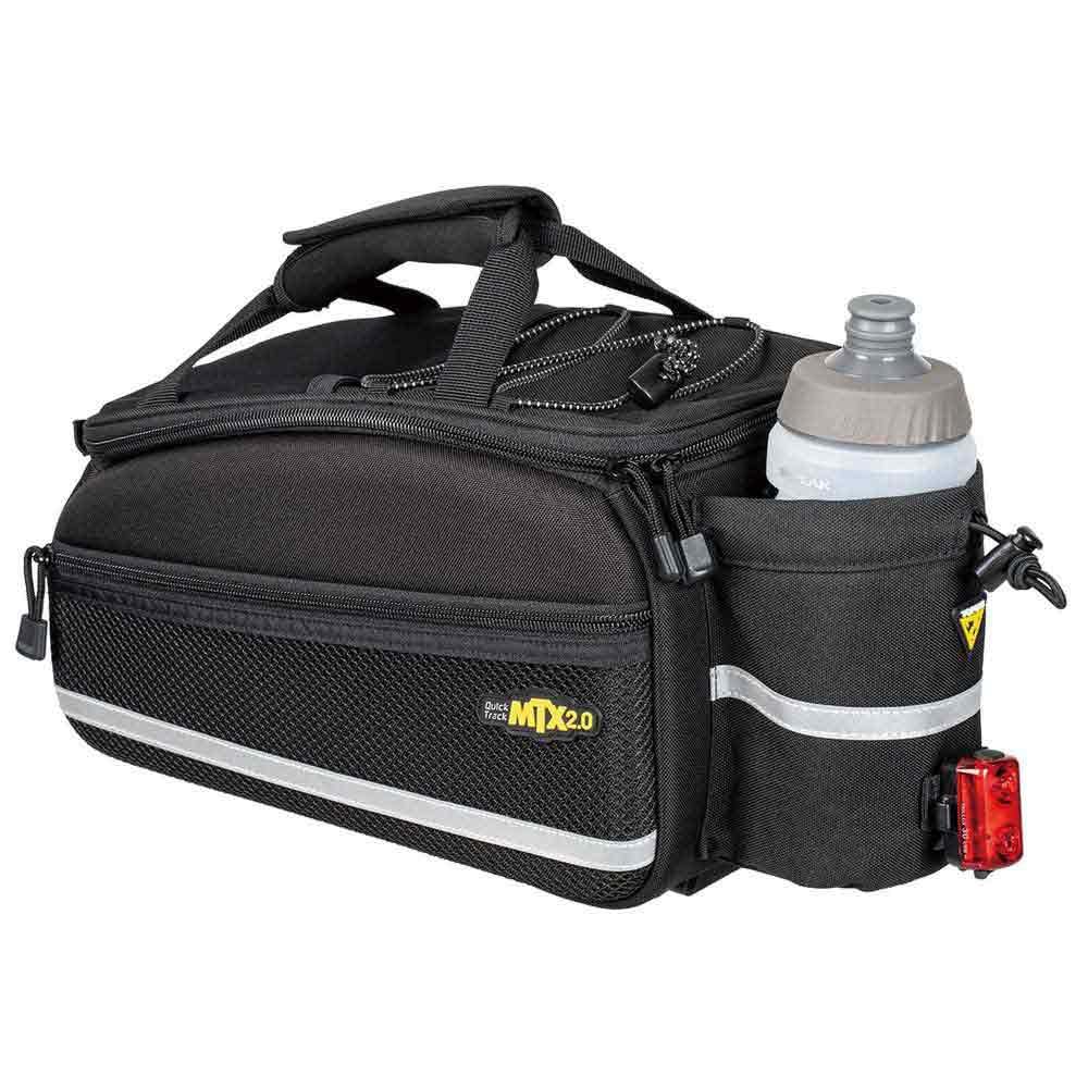 Topeak MTX 2.0 TrunkBag EX wodoodporna torba rowerowa, kompatybilna ze wszystkimi stojakami MTX QuickTrack 2.0, czarna