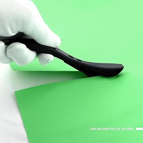 Miniatura 6 de FOSHIO Paquete de 2 cortadores de papel de regalo, herramienta deslizante de Navidad y cumpleaños con 10 cuchillas, suministros de envoltura de