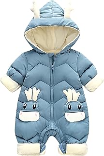 Roupas de inverno para meninos macacão cervo jaqueta infantil macacão feminino casaco de inverno bebê menino orelha com capuz grosso agasalho meninos