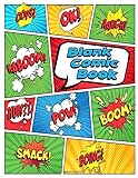  BLANK COMIC BOOK: Variety of Templates for Kids, Adults and Artists of All Levels: Create Your Own Comics, Manga and Design Sketchbook (XL Notebook 8.5x11, 18 Templates)  Oops-Aargh