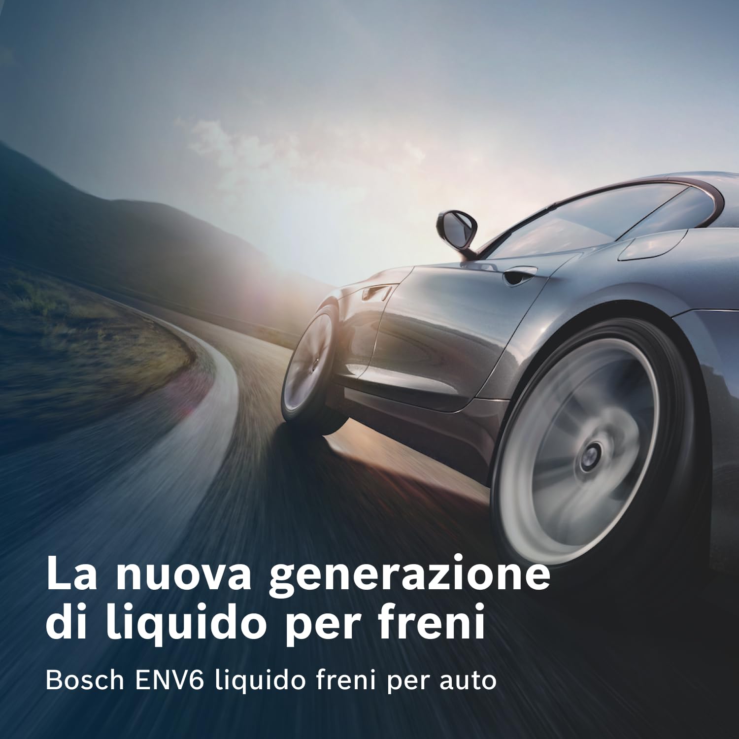 Liquido Freni Bosch ENV6, 0,5 L – Per veicoli con o senza freni ABS/ESP – Qualità Bosch – Compatibile con DOT 3, 4, 4 HP/LV e 5.1