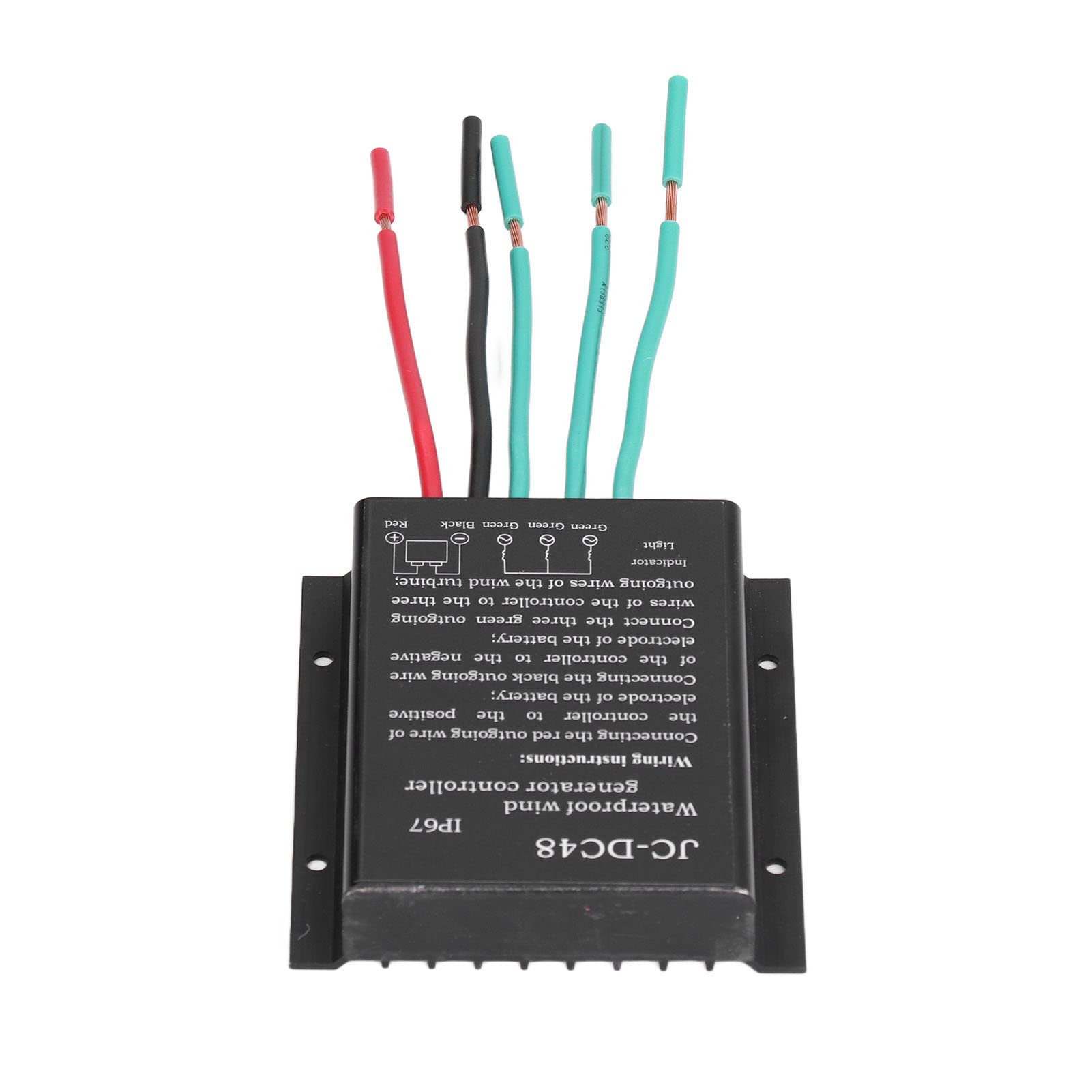 Ouee Wind Turbine Controller, 48V 400W Wind Generator Controller Self Winding Modular Design-picture-12