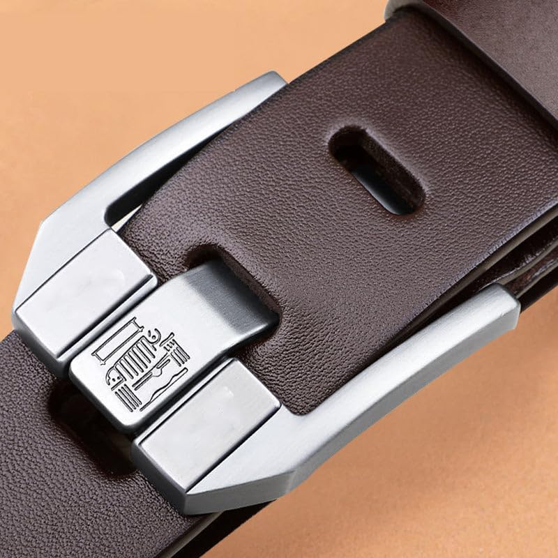 Men’s Belt with Adjustable Buckle, Men's Belt Fashion & Classic for Dress and Casual, Anti-Split Edge Design2