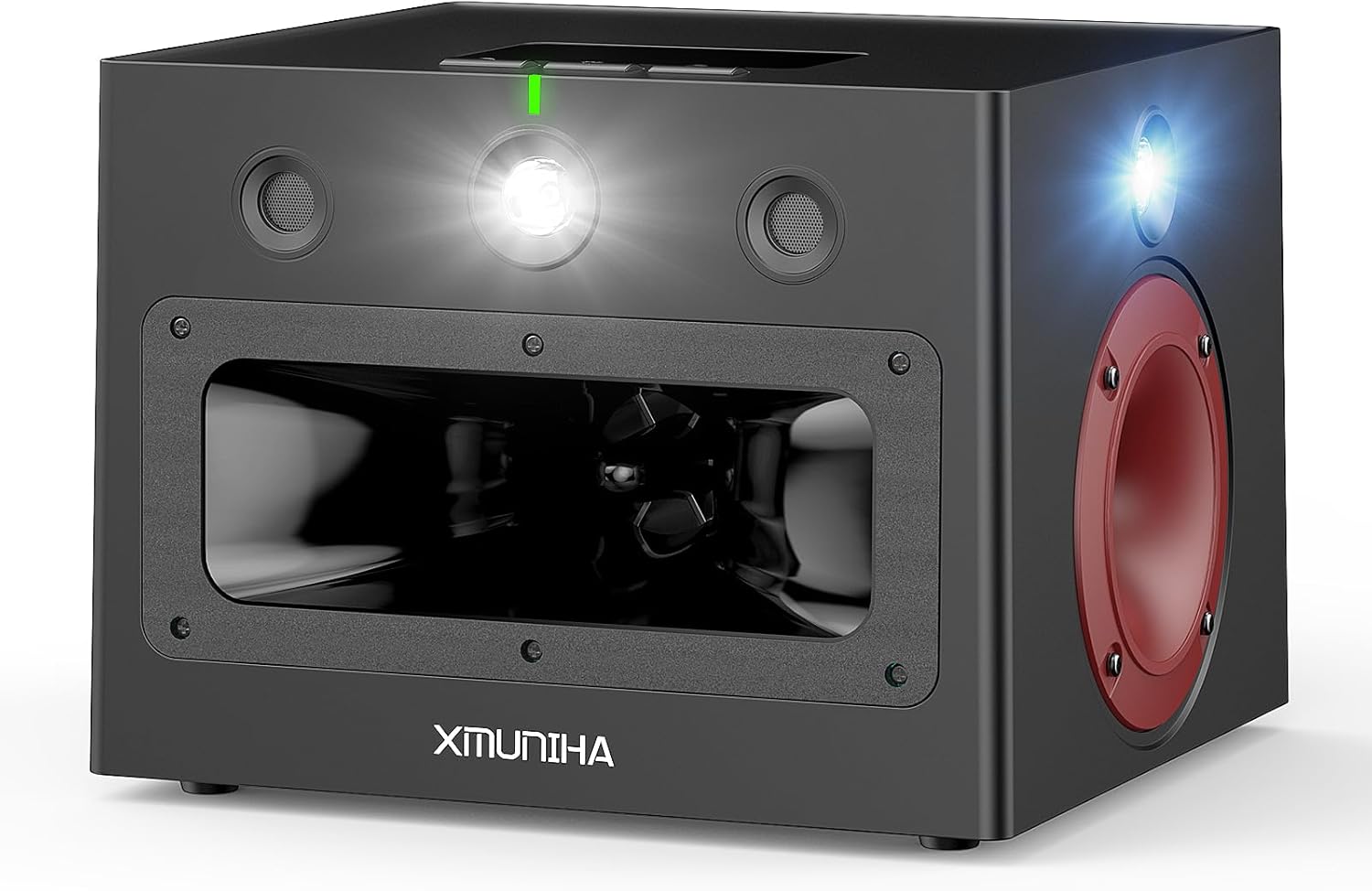 High Power Ultrasonic Mouse Repellent, Plug-in and Bionic Cat-Call Rodent Detterent, Pest Repellent for Buildings, Garages, Attics, Warehouse, Restaurant, Supermarket, Coverage up to 6000 Square Feet Black