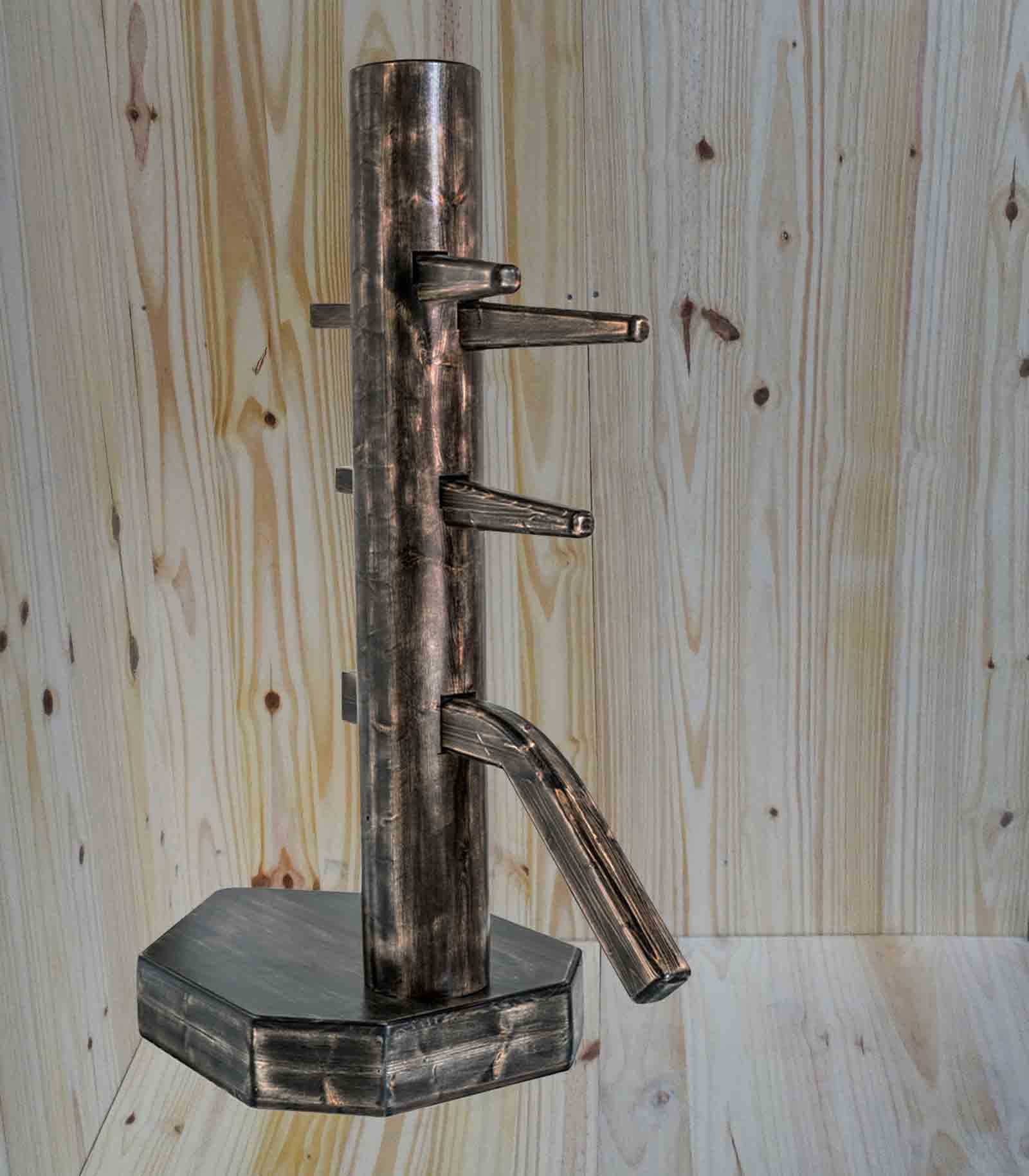 Wing Chun Wooden Dummy Closed Base Corner
