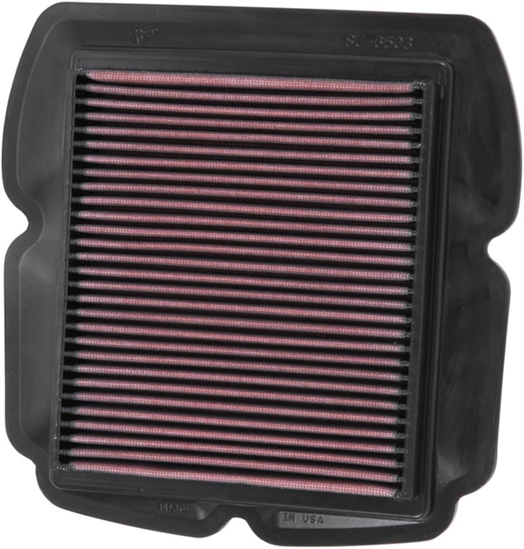 K&N Engine Air Filter: High Performance, Premium, Powersport Air Filter: Fits 2003-2009 SUZUKI (SV650, SV650S, SV650SF, SV1000S, SV650A ABS, SV1000) SU-6503