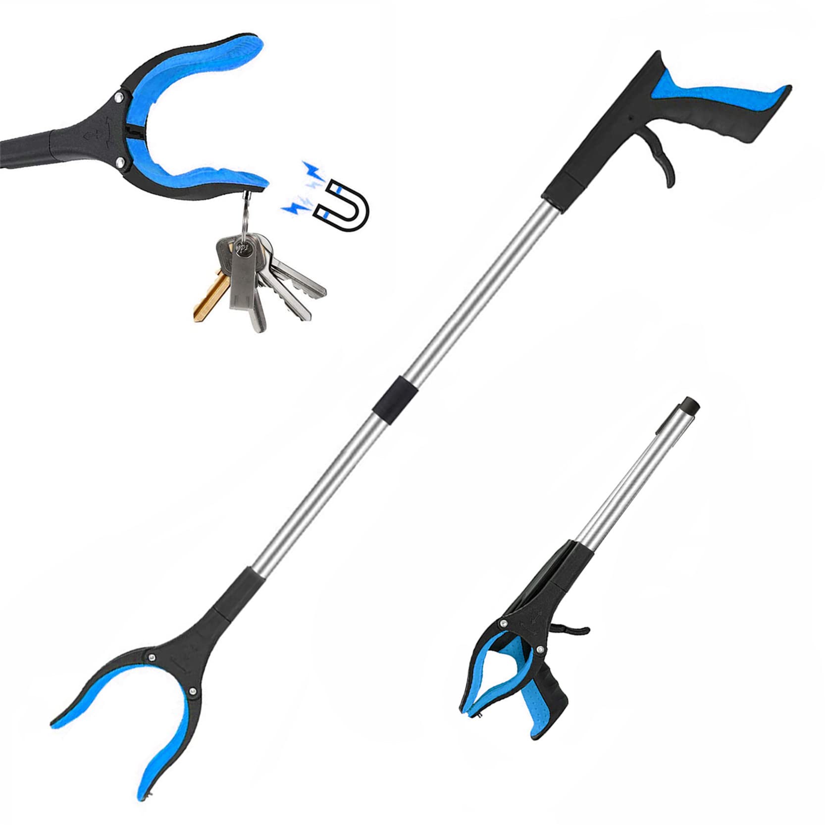 Buy KYTech Litter Picker Grabber Stick, 32" Foldable Grabber Reacher