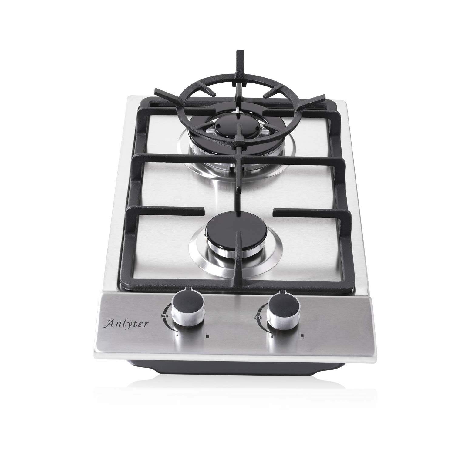 Buy Anlyter 12 Inch Cooktop, 2 Burners DropIn Stovetop (Thermocouple