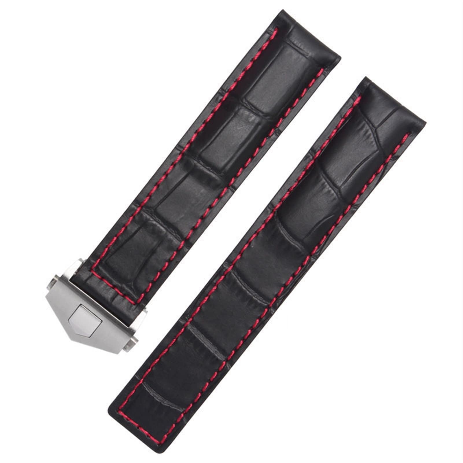 Uhrenarmband aus echtem Leder für TAG heuer Armband blau schwarz braun 19 mm 20 mm 22 mm mit Faltschließe Lederarmband