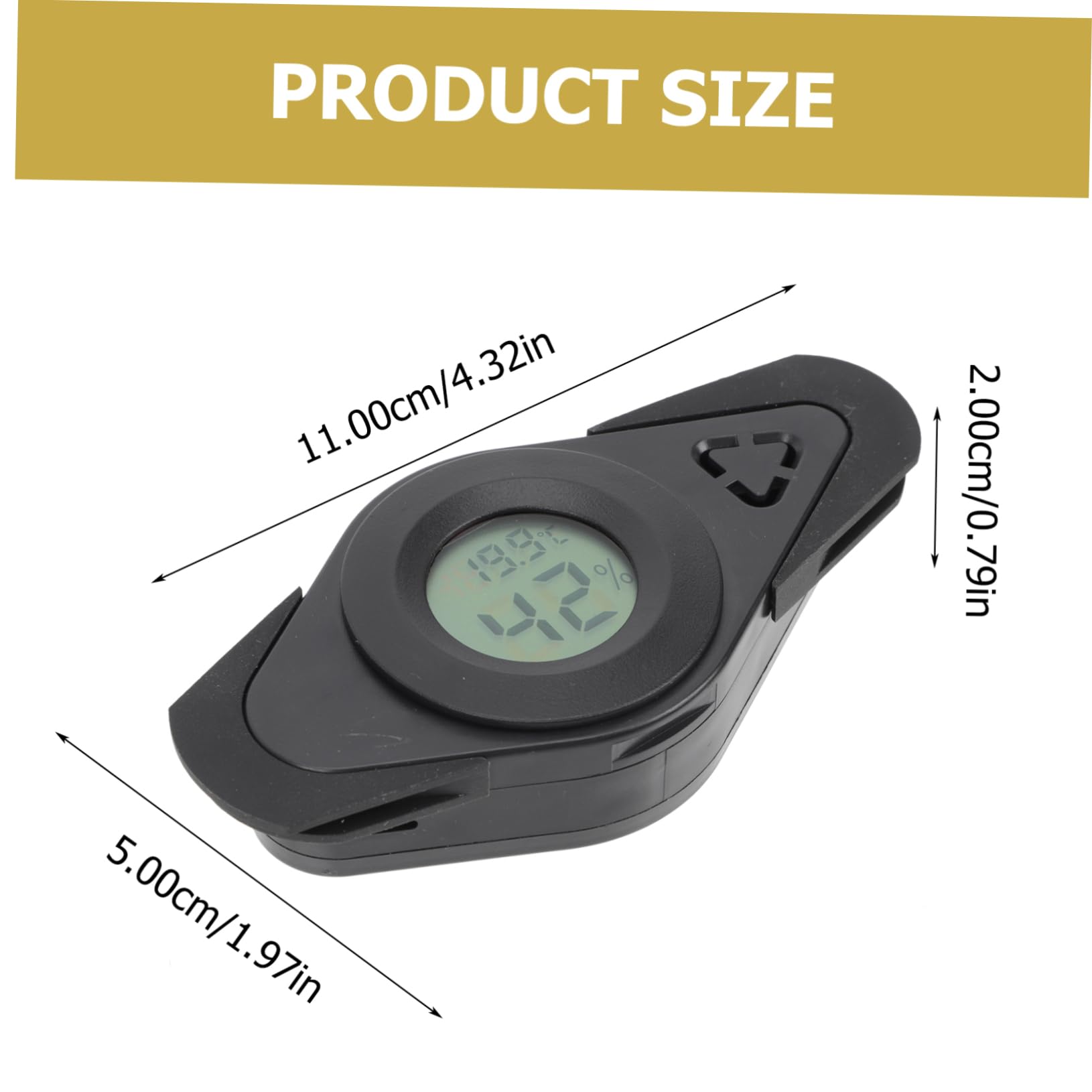 Kisangel 3-in-1 Guitar Humidifier Thermometer Guitar Humidity Control Sound Hole Humidifiers for