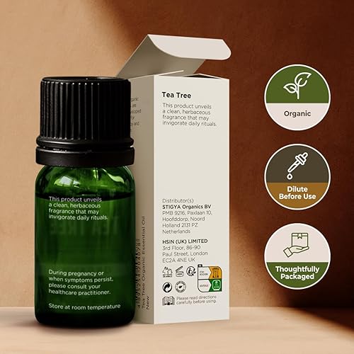 Miniatura 5 de Gya Labs Aceite esencial de árbol de té orgánico 0.34 onzas líquidas para piel, cabello, difusor, aromaterapia, aroma de fabricación de velas