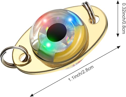 Miniatura 2 de Señuelos de pesca LED, cucharas de pesca, intermitente bajo el agua, lubina, flor, agua salada, arrastrar, caída profunda, luz de pesca LED iluminada
