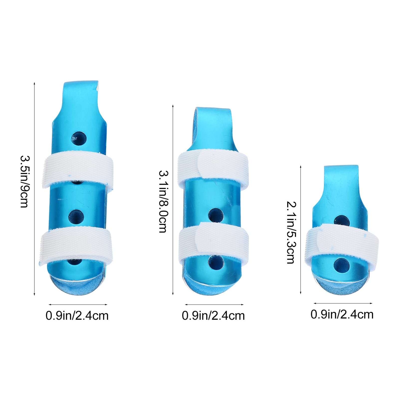 COLLBATH 3pcs Finger Splint for Mallet Finger Thumb Thumb Stabilizer Left Hand Alignment Brace Straightener