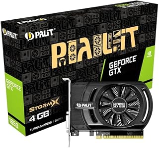 Palit GeForce GTX 1650 StormX OC 4 GB GDDR5 Graphics Card, HDMI, Dual-Link DVI-D