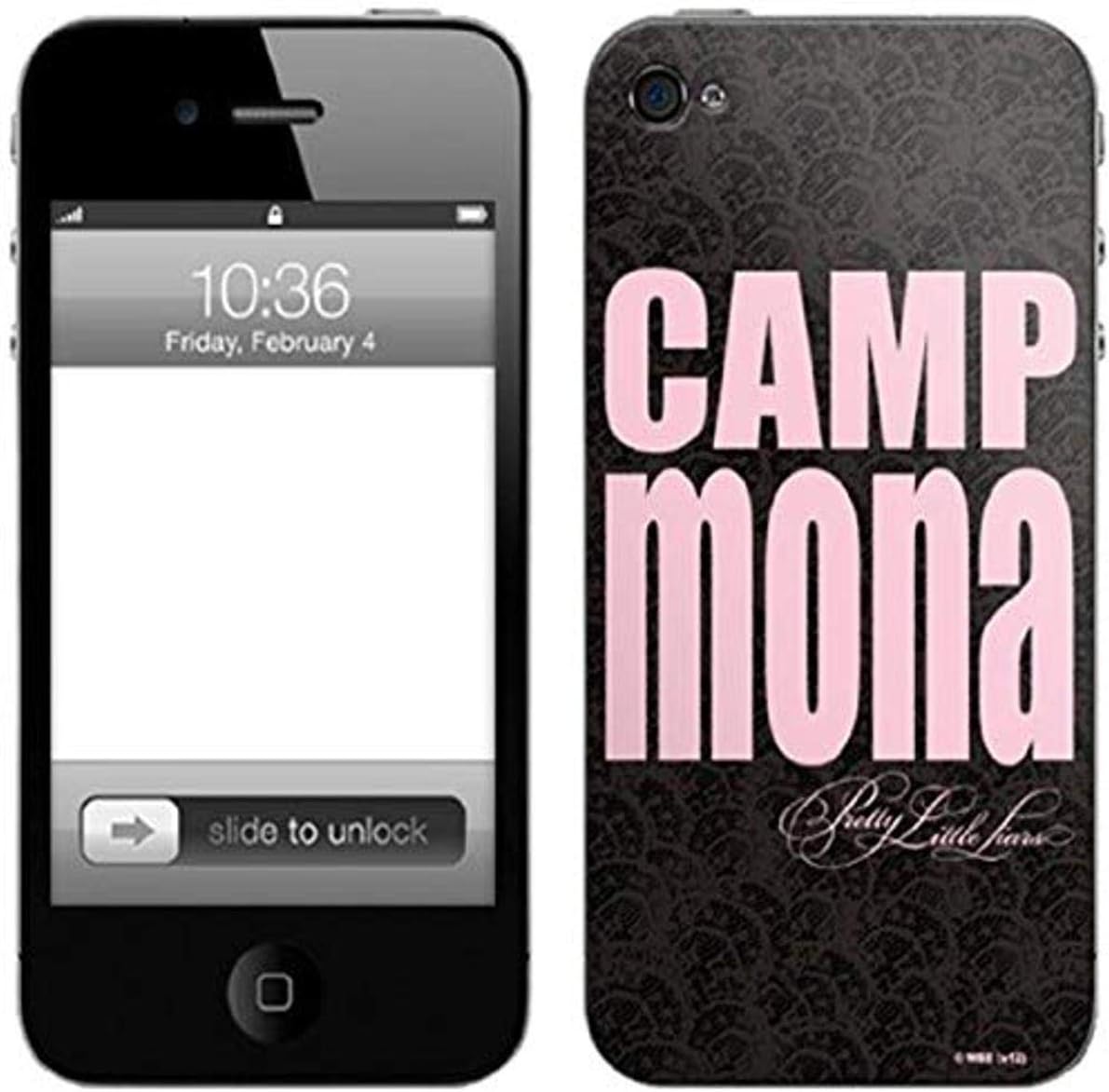 Zing Revolution Pretty Little LiarsPremium Vinyl Adhesive Skin for iPhone 4/4S, Camp Mona (MS-PLL100133)