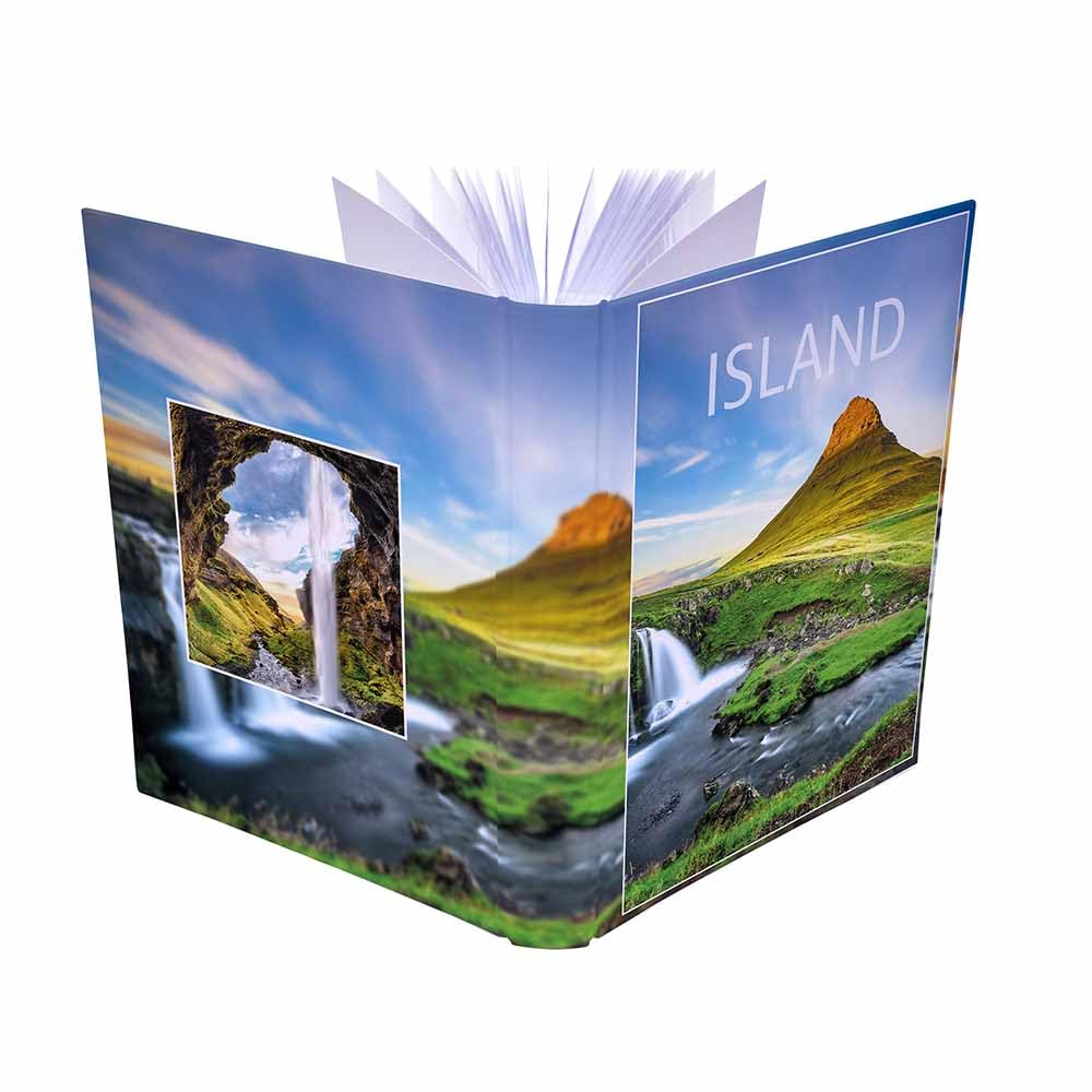 Urlaubsfotoalbum: Island, Fototasche für Fotos, Taschen-Fotohalter für lose Blätter, Urlaub Island, Handgemachte Fotoalbum (10x15 | für 300 Fotos)
