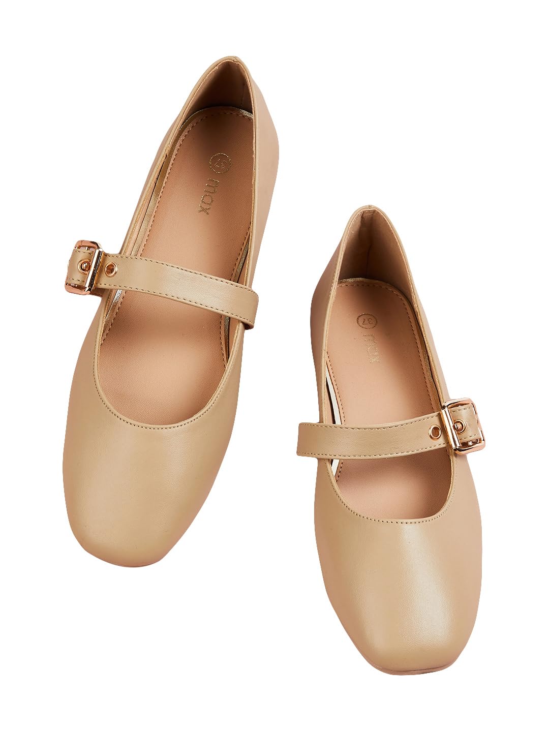 max Womens Women Solid Mary Janes Ballet Flat-picture-10