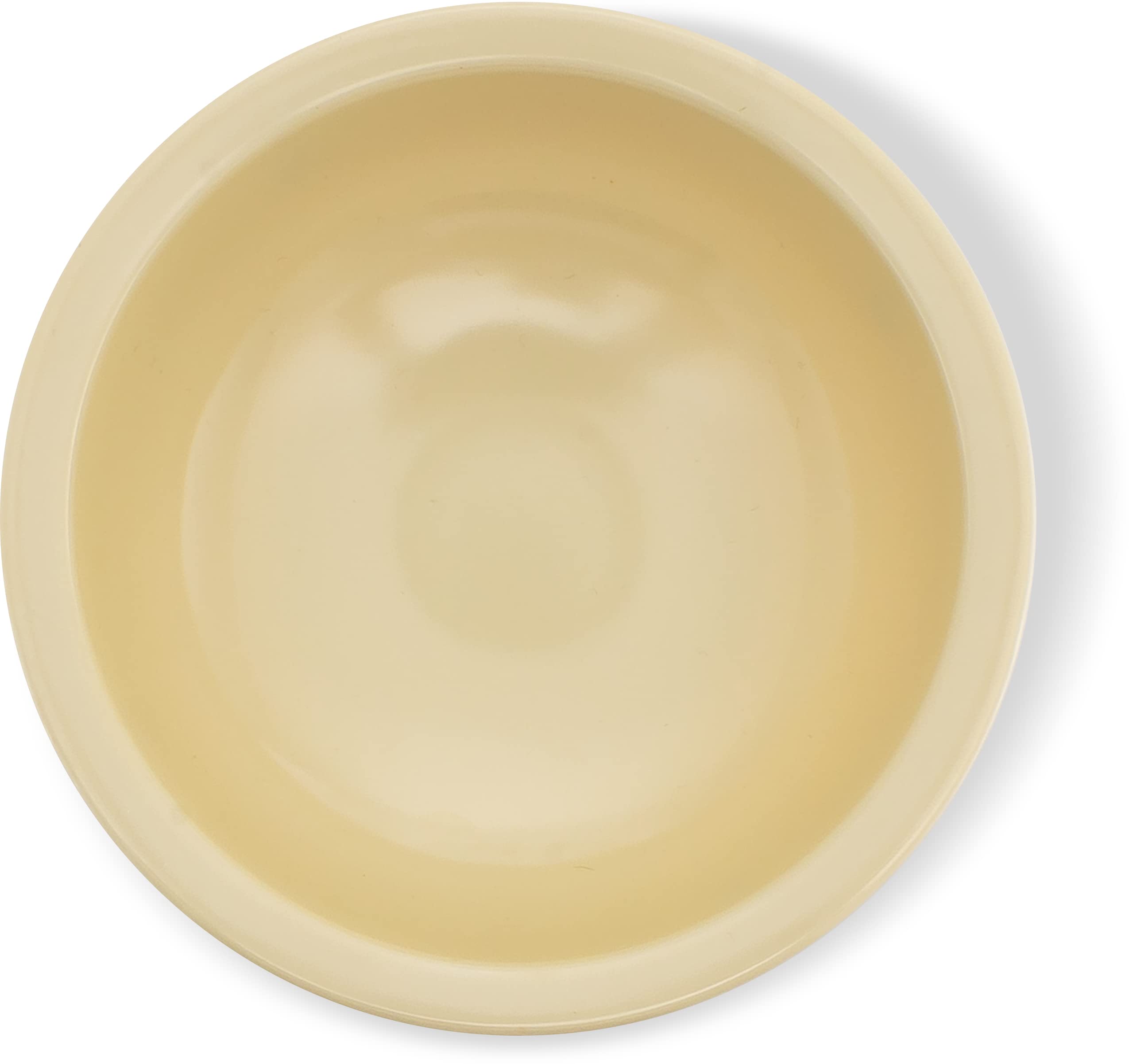 Carlisle FoodService Products Kingline Reusable Plastic Bowl Nappie Bowl for Home and Restaurant, Melamine, 10 Ounces, Tan