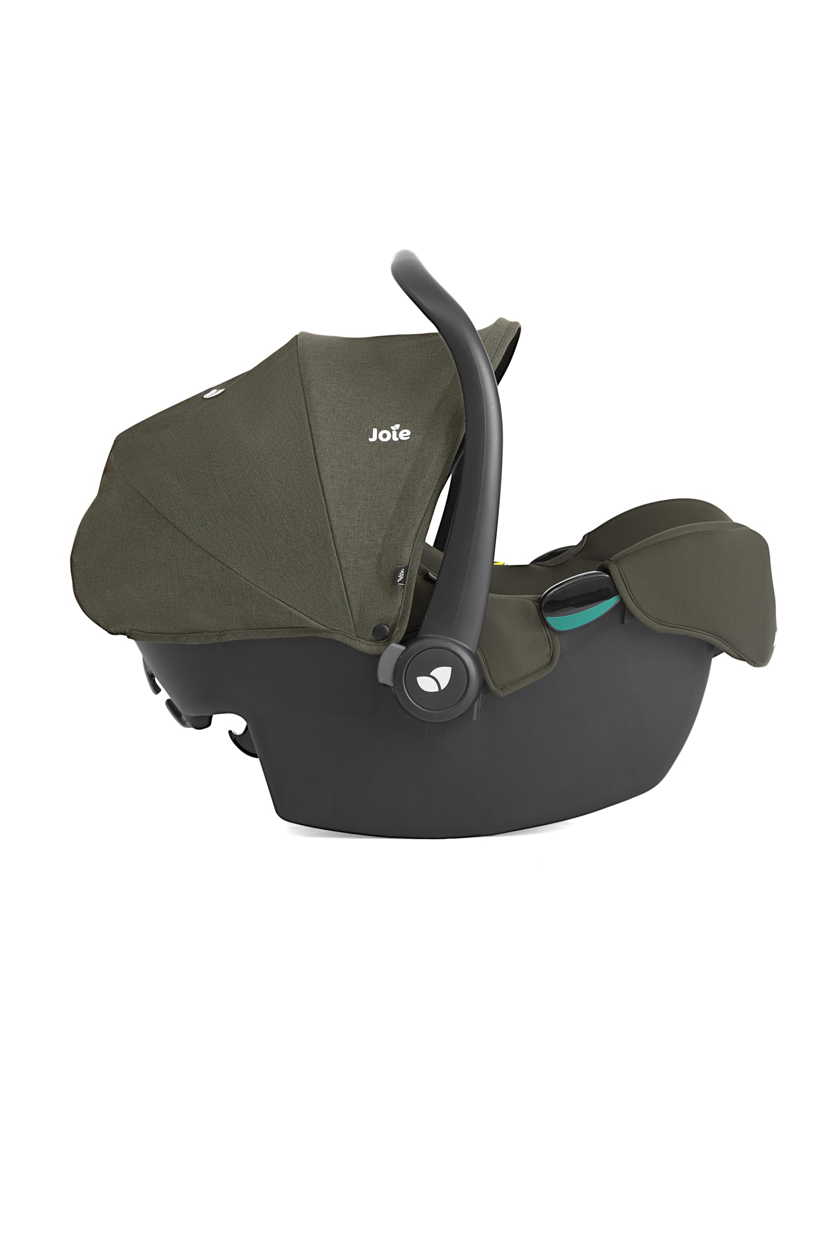 Joie i-Snug™ 2 R129 seggiolino auto per neonato i-Size, ultraleggero (3,35 kg), compatibile con sistema da viaggio, rotazione con i-Base™ Encore – dalla nascita a 12 mesi (40–75 cm), Fern