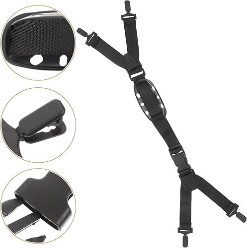 Miniatura 7 de DOITOOL Correa de tela mandibular para casco de seguridad, correa universal para barbilla con correa elástica y copa para barbilla, peso ligero