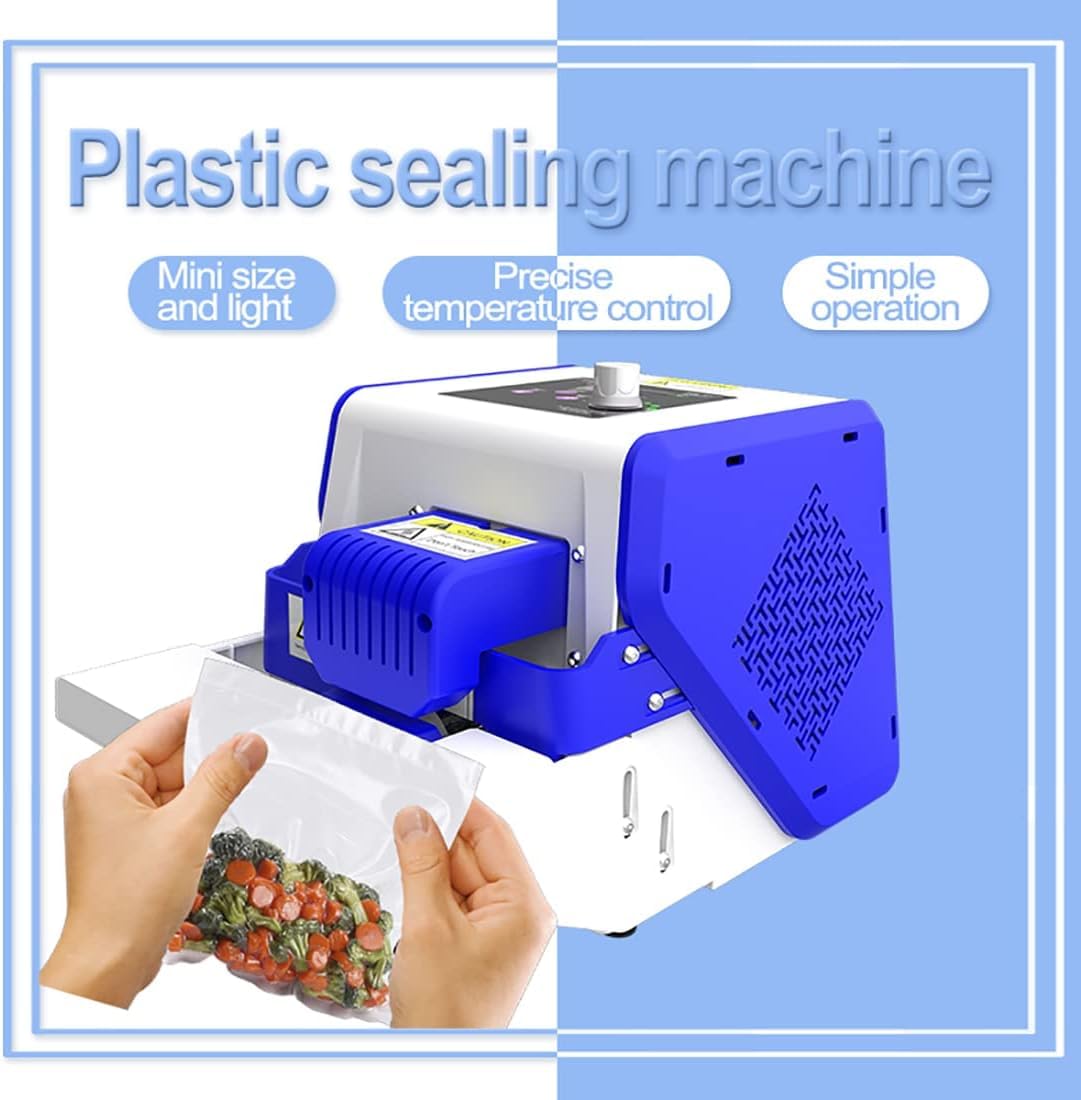 Scelleuse De Sacs À Bande Continue, Scelleuse De Sacs Horizontale Avec Contrôle Numérique De La Température Et Fonction Dimpression Pour Sacs Plastiques De 10 Mm.