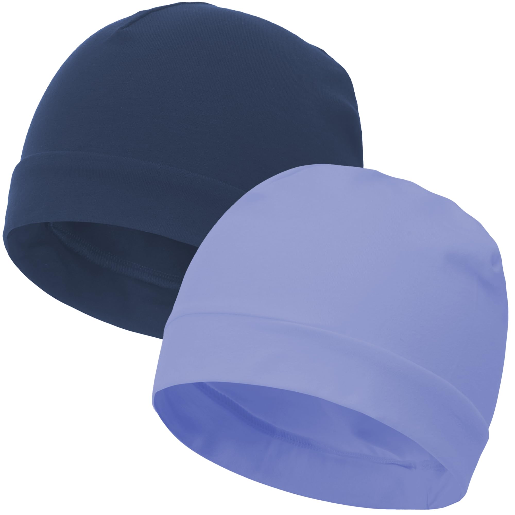 vidsel 100% Cotton Skull Caps Beanie Night Cap Sleep Hats for Men Women