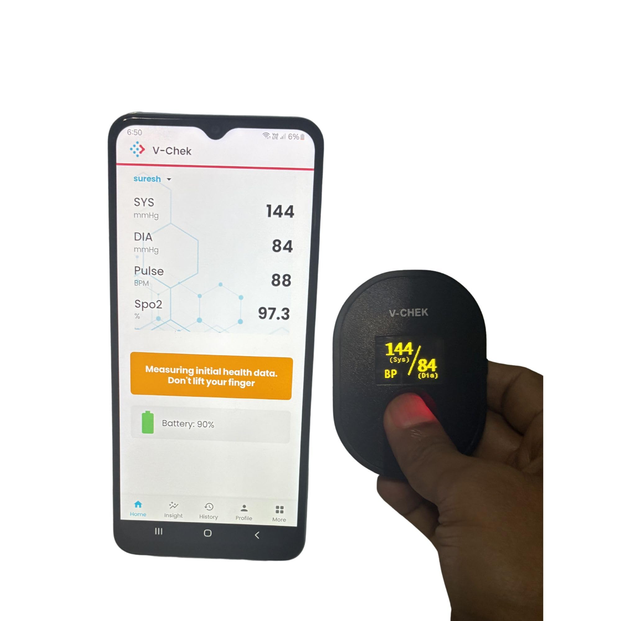 V-CHEK Hospital-Accurate, Painless BP and Pulse oxymetry -Easy Track and Sharing-image-38