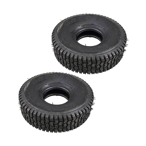 Miniatura 2 de Turf Saver Tread 2-Ply Tubeless Tire Carlisle 5110271 11X4-4 2PK 504-00398