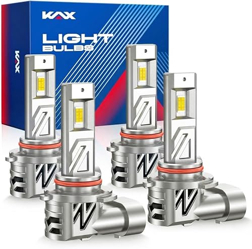 KAX 2026 12X Brightener 9005 9006 Bulbs Combo for Car, 120000Lm HB3 HB4 for Driv